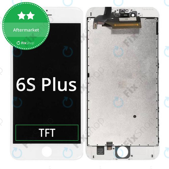 Display für iPhone 6S Plus, White, Touchscreen-Glas mit Rahmen