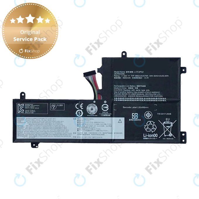 Lenovo Legion 5 15ICH-1060 - Akku Batterie L17C3PG2 4965mAh - 77055506 Genuine Service Pack