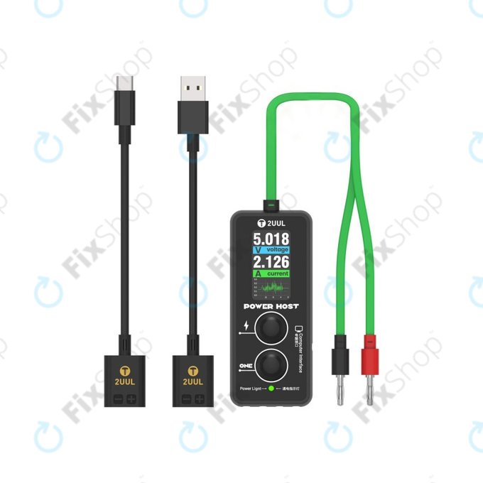 Digitaler USB-C Spannungs- und Stromtester (Power Host), 2UUL PW15