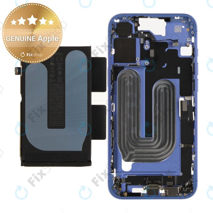 Mittelrahmen mit Batterie für iPhone 16 Plus | Blue | ZD076-00687 | Genuine Apple