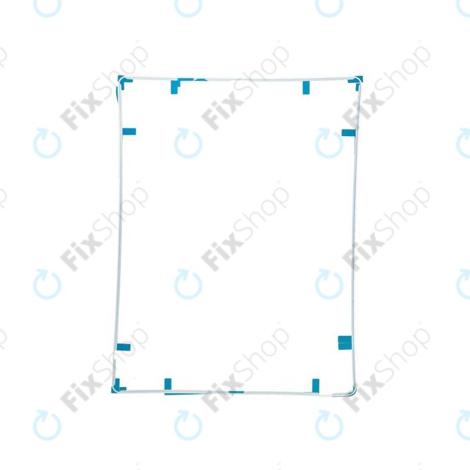 Apple iPad 3, iPad 4 - Unter Touchglas Plastik Rahmen (White)