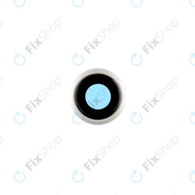 Apple iPhone 8, SE (2020), SE (2022) - Rahmen + Rückfahrkameraglas (Silver. White)