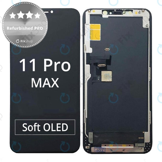 Apple iPhone 11 Pro Max - LCD Display + Touchscreen Front Glas + Rahmen Refurbished PRO