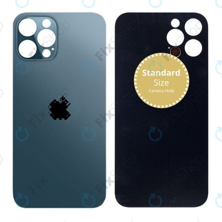 Apple iPhone 12 Pro Max - Backcover Glas (Blue)