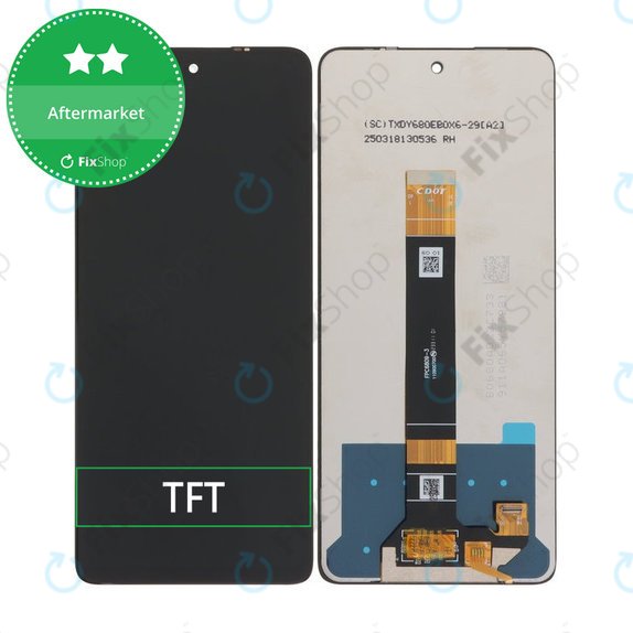 TCL 50 NxtPaper, 50 Pro NxtPaper - LCD Display + Touchscreen Front Glas TFT