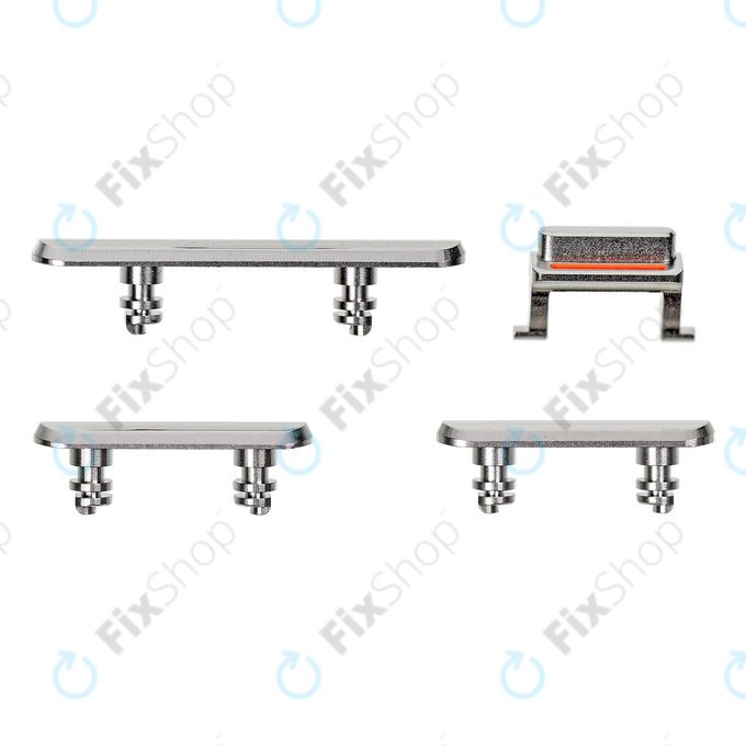 Apple iPhone 11 Pro, 11 Pro Max - Seitentasten (Silber)