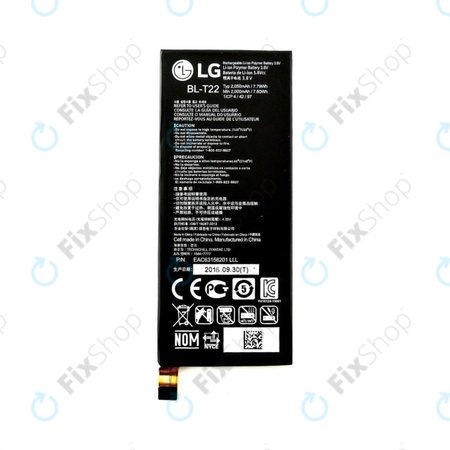 LG Zero H650E - Akku Batterie BL-T22 2050 mAh - AC63158201 Original