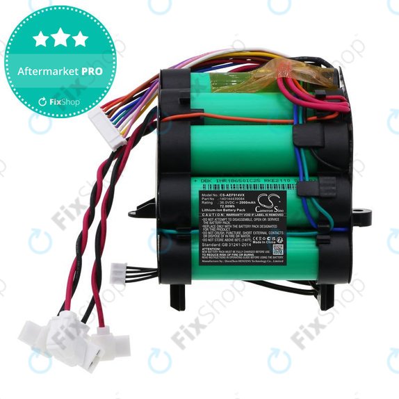 Akku batterie für AEG FX9, Pure F9, Electrolux FlexLift PF9, 2000mAh, Li-Ion, 36V, 140144439084, HQ