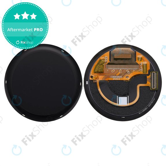 OLED Display + Touchscreen ohne Rahmen (Black) für Garmin Active 5