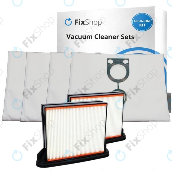 Ersatzteilset für BOSCH GAS 25 (2x Filter, 4x Staubbeutel)