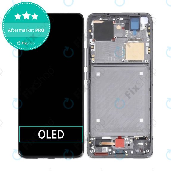 Xiaomi Mi 11 Ultra - LCD Display + Touchscreen Front Glas + Rahmen (Ceramic Black) OLED
