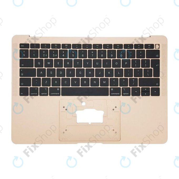 Apple MacBook Air 13" A1932 (2018 - 2019) - Oberer Rahmen Tastatur + Tastatur UK (Gold)