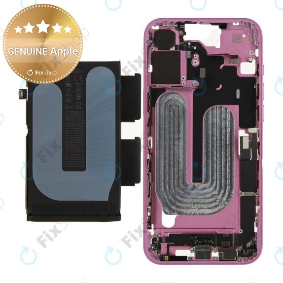 Mittelrahmen mit Batterie für iPhone 16 Plus | Pink | ZD076-00686 | Genuine Apple