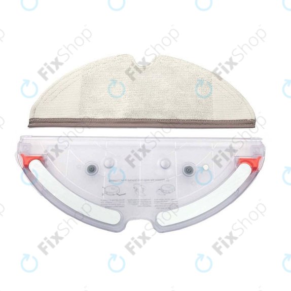 Halter für Wischpad mit Wischpad für Roborock S5 Max, S6 MaxV