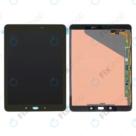 Samsung Galaxy Tab S2 9.7 T810, T815 - LCD Display + Touchscreen Front Glas (Schwarz) - GH97-17729A