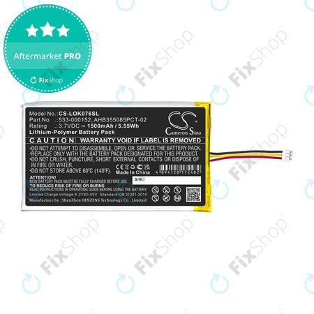 Akku batterie für Logitech G913, G913 TKL, G915, G915TKL, 1500mAh, Li-Pol, 3.7V, 533-000152, HQ