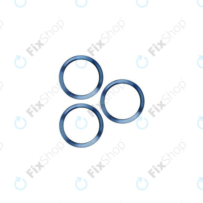 Apple iPhone 12 Pro - Rückfahrkamera Schieberahmen (Blue) - 3Stk.