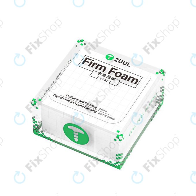 2UUL SC07 - Hochdichte Reinigungsunterlagen für Kamera, Chips und PCB (500Stk.)