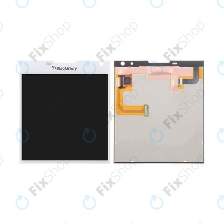 Blackberry Passport - LCD Display + Touchscreen Front Glas (White) TFT