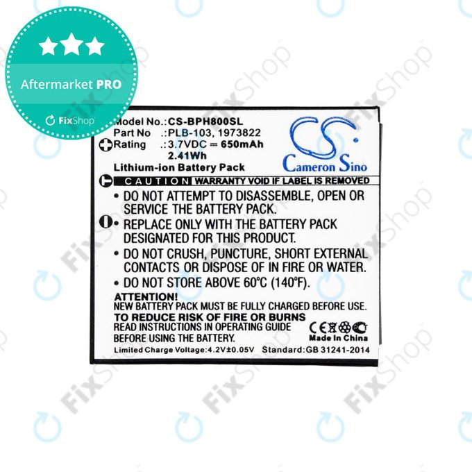 Akku batterie für Bang & Olufsen Beoplay H7, H8, H9, 650mAh, Li-Ion, 3.7V, PLB-103, HQ