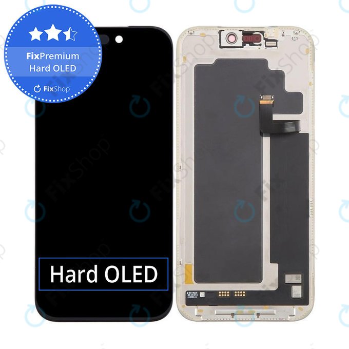 Apple iPhone 17 Pro Max - LCD Display + Touchscreen Front Glas + Rahmen Hard OLED FixPremium