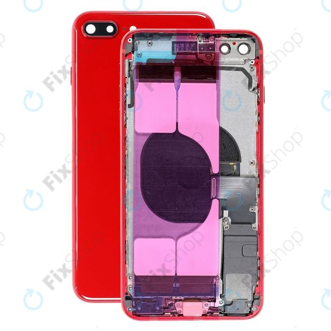 Apple iPhone 8 Plus - Backcover/Kleinteilen (Red)
