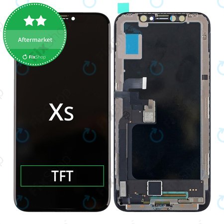 Apple iPhone XS - LCD Display + Touchscreen Front Glas + Rahmen TFT