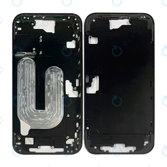 Apple iPhone 16 Plus - Mittelrahmen + Ein-/Ausschalter + Lautstärketasten (Black)