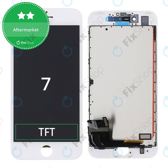 Display für iPhone 7, White, Touchscreen-Glas mit Rahmen