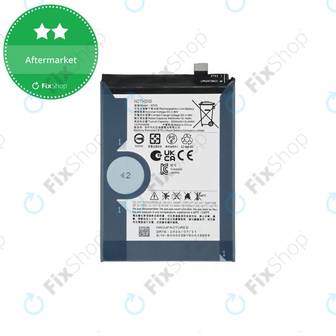 Nothing CMF Phone 1, Phone (2a) Plus - Akku Batterie NT03 5000mAh
