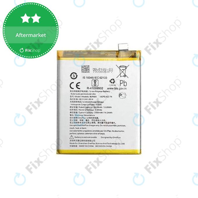 OnePlus 6T, OnePlus 7 - Akku Batterie BLP685 3700mAh